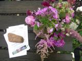 Blumenstrauß heißt Willkommen
