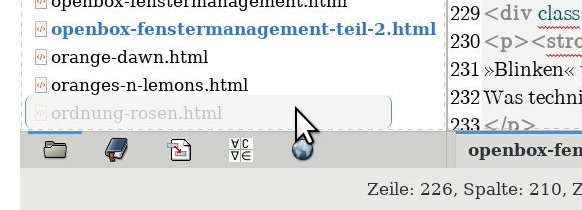 Slider, Transparenz