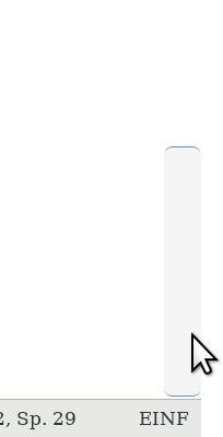 Scroll-Leiste, Focus Maus